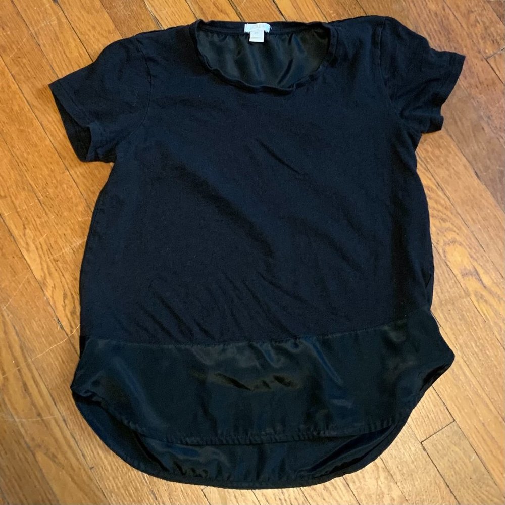 JCrew Mixed Media Tee